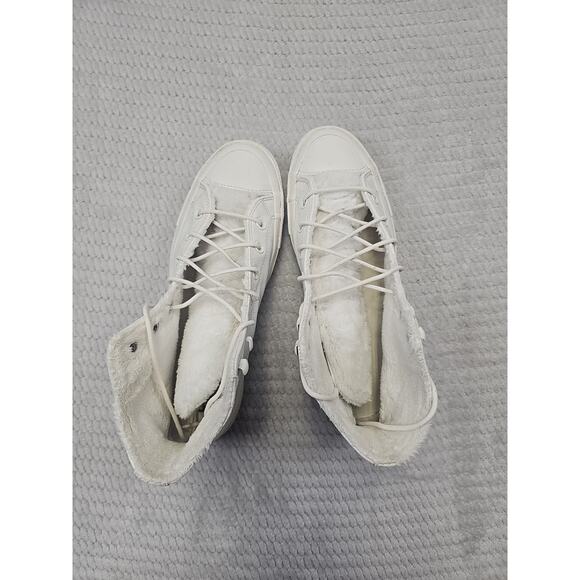 Converse Womens Size 10 Chuck Taylor Street Warmer Ripple High Top White - Picture 8 of 10
